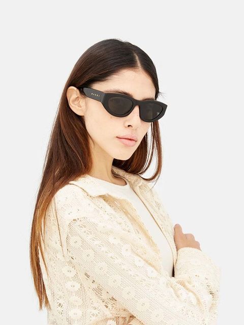 Marni okulary przeciwsłoneczne Rainbow Mountains kolor czarny EYMRN00005 001 BMO