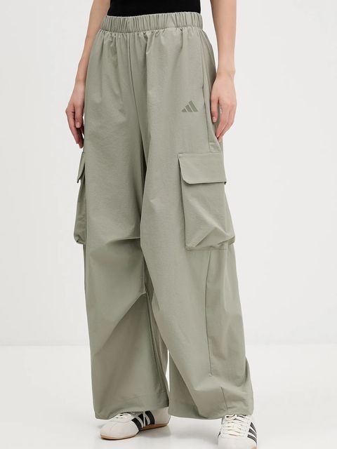 adidas spodnie dresowe CT Hero damskie kolor zielony gładkie JV7133 - zdjęcie produktu nr 1