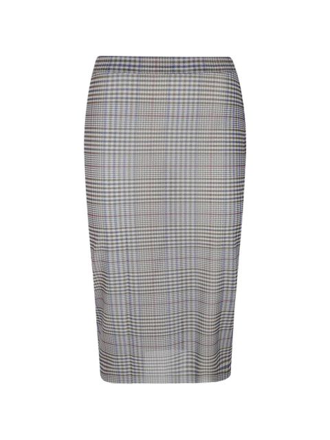 The Frankie Shop Aurora sheer mesh midi skirt - Neutrals - zdjęcie produktu nr 1