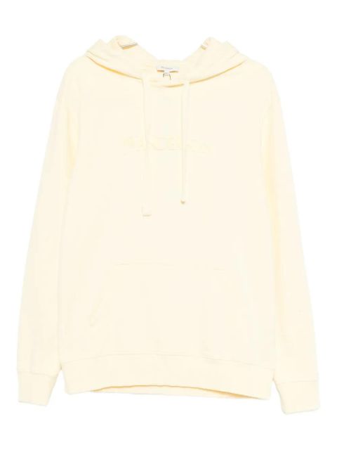 JW Anderson logo-embroidered hoodie - Yellow