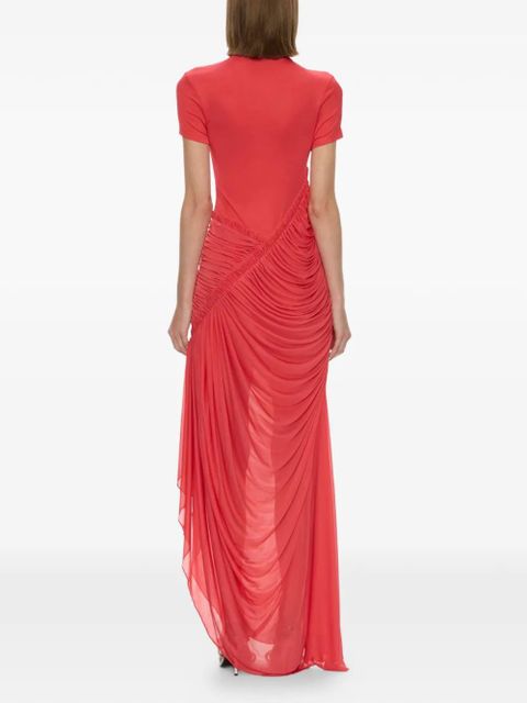 Christopher Esber Fusion Ripple Drape maxi dress - Red