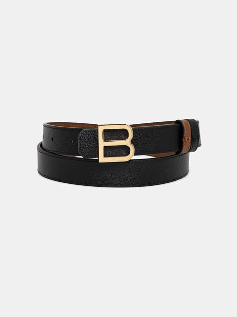 Bally pasek skórzany dwustronny damski kolor brązowy WBG00B - zdjęcie produktu nr 2