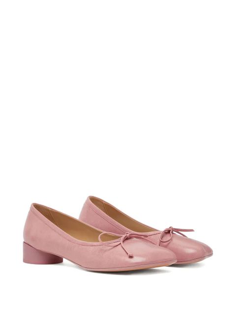 MM6 Maison Margiela bow block-heel pumps - Pink