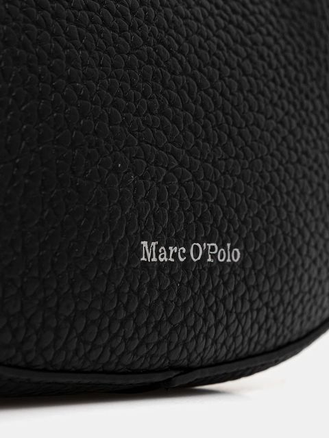Marc O'Polo torebka skórzana kolor czarny 5000009284