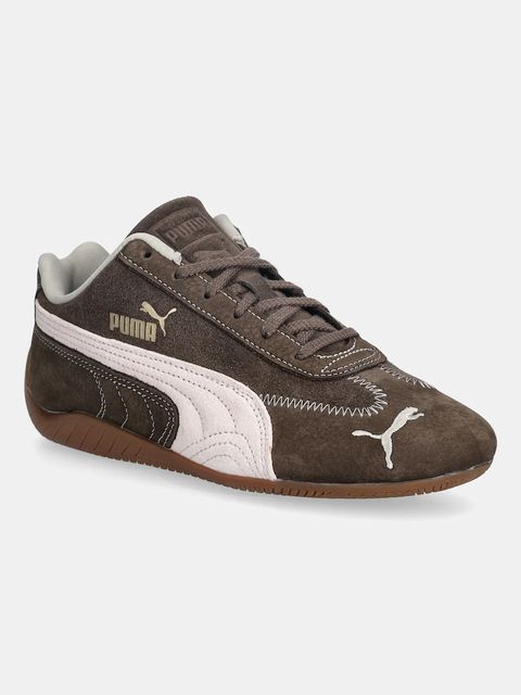 Puma sneakersy zamszowe Speedcat Wine Club Wns damskie kolor brązowy 402562 - zdjęcie produktu nr 1