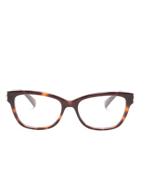 Longchamp tortoiseshell-effect square-frame glasses - Brown - zdjęcie produktu nr 1