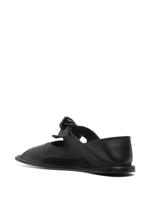 Hereu Llasada leather ballerinas - Black