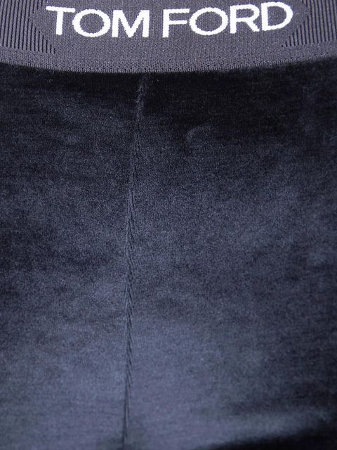 TOM FORD elasticated-waist leggins - Blue - zdjęcie produktu nr 2