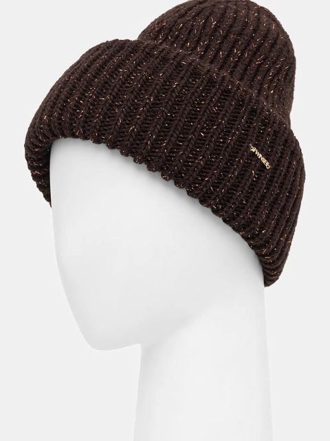 Twinset czapka kolor brązowy 252TO519B - zdjęcie produktu nr 2