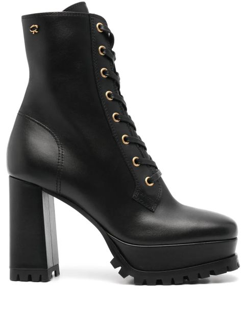 Gianvito Rossi 110mm leather boots - Black - zdjęcie produktu nr 1