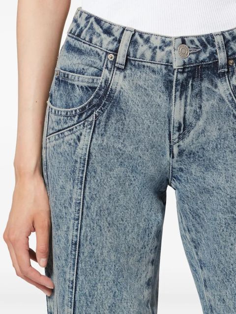 MARANT ÉTOILE Jaylis panelled jeans - Blue