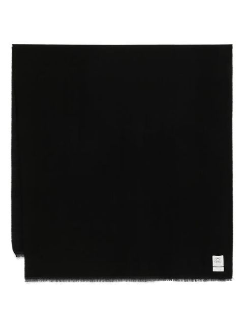 TOTEME virgin-wool scarf - Black - zdjęcie produktu nr 1