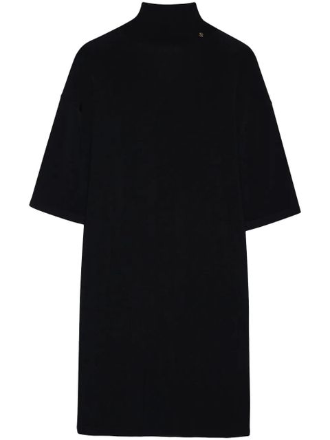 ANINE BING Claudia high-neck minidress - Black - zdjęcie produktu nr 1