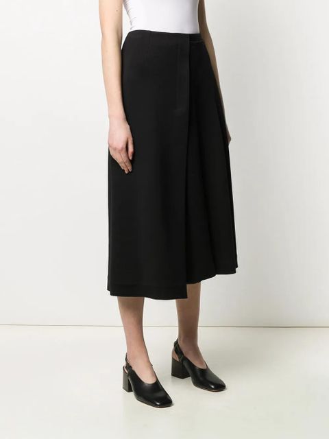 Marni asymmetric pleated midi-skirt - Black - zdjęcie produktu nr 2
