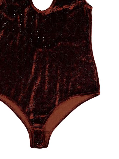 Gucci cotton bodysuit - Brown