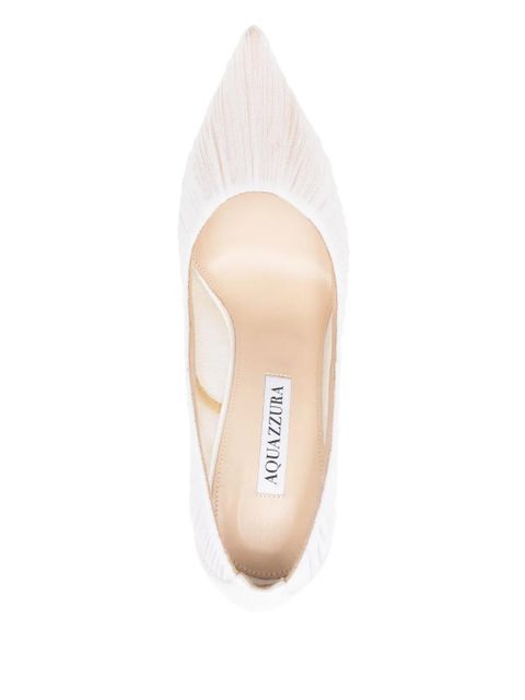Aquazzura 105mm Voile pumps - White