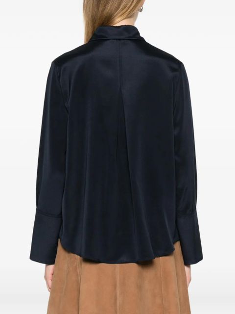 Max Mara Mxpvoliera long-sleeve blouse - Blue