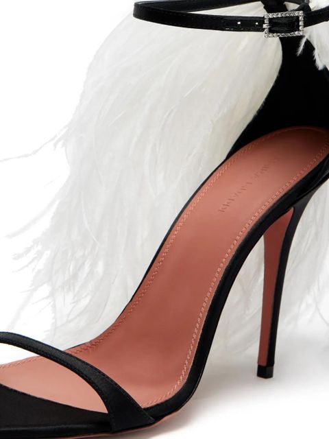 Amina Muaddi 105mm Jerry sandals - Black - zdjęcie produktu nr 2