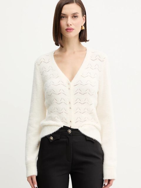 Morgan kardigan damski kolor beżowy MLILY - zdjęcie produktu nr 1