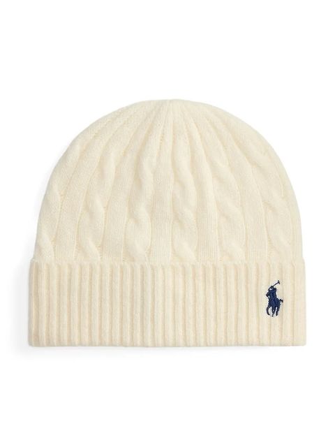 Polo Ralph Lauren czapka wełniana kolor beżowy 455981442 - zdjęcie produktu nr 1