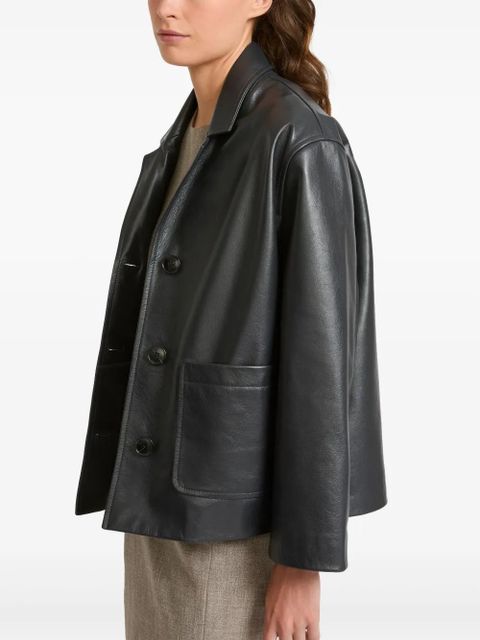 Yves Salomon leather jacket - Black