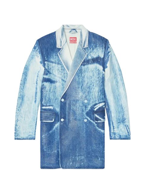Diesel double-breasted pocket coat - Blue - zdjęcie produktu nr 1