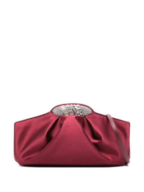 Giuseppe Zanotti crystal-embellished clutch bag - Neutrals - zdjęcie produktu nr 1