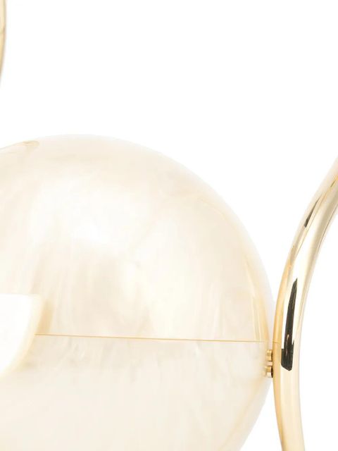 Cult Gaia Pearl top-handle clutch bag - White