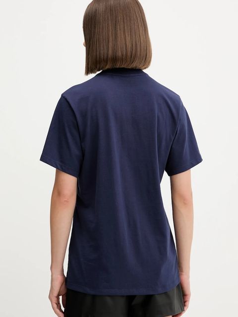 HUGO t-shirt bawełniany damski kolor granatowy 50545551