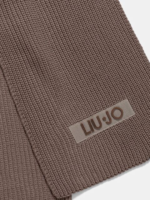 Liu Jo szalik damski kolor brązowy gładki 2F5056.M0300 - zdjęcie produktu nr 2