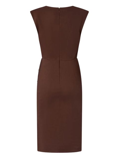 PINKO button-detail midi dress - Brown - zdjęcie produktu nr 2