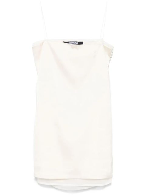 Jacquemus La Robe Elica mini dress - Neutrals - zdjęcie produktu nr 1