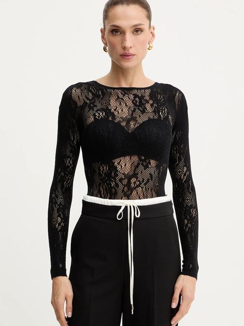 Patrizia Pepe body damskie kolor czarny 2M4484 J344 - zdjęcie produktu nr 1