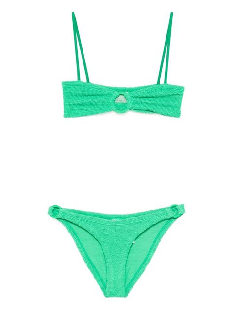 Hunza G Misty hoop-detail bikini - Green - zdjęcie produktu nr 1