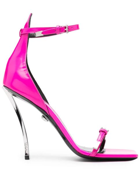 Versace Pin-Point 100mm buckle-strap sandals - Pink - zdjęcie produktu nr 1