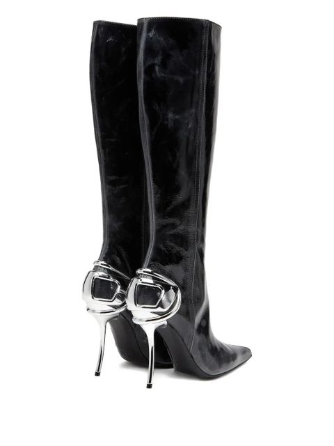 Diesel 105mm D-Ten & Half knee-high boots - Black - zdjęcie produktu nr 2