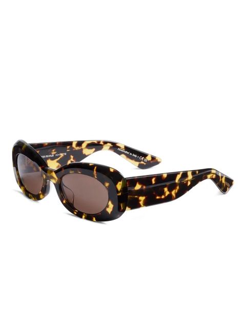 KHAITE x Oliver Peoples 1992C oval-frame sunglasses - Brown