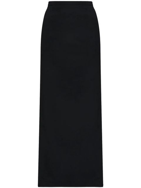 Dolce & Gabbana high-slitted cady maxi skirt - Black - zdjęcie produktu nr 1