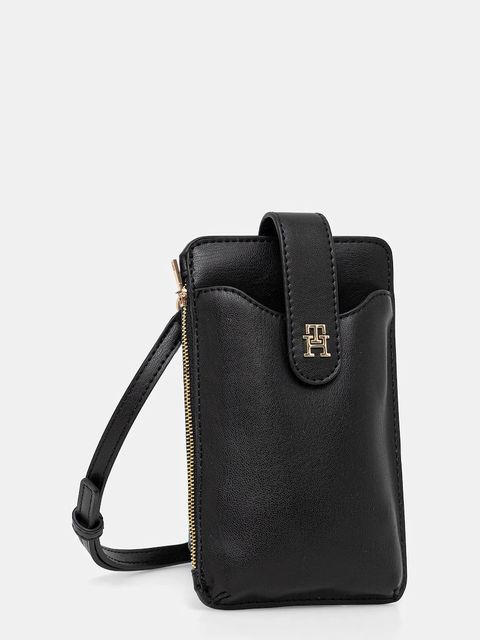 Tommy Hilfiger portfel damski kolor czarny AW0AW17751