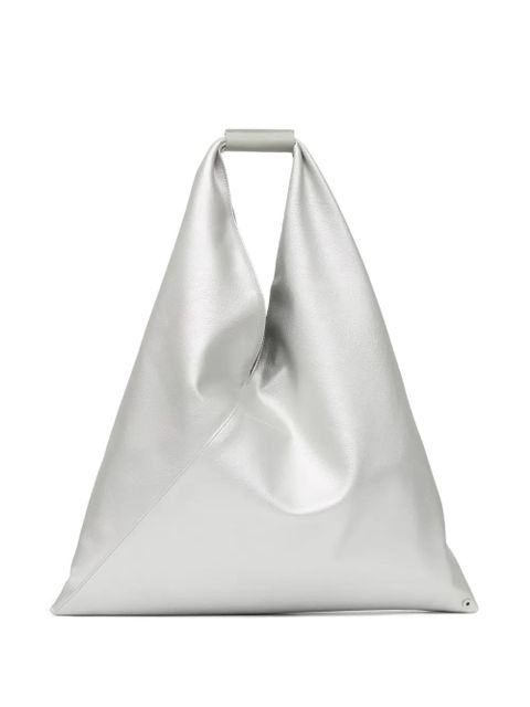 MM6 Maison Margiela Japanese triangular folded tote bag - Silver - zdjęcie produktu nr 1
