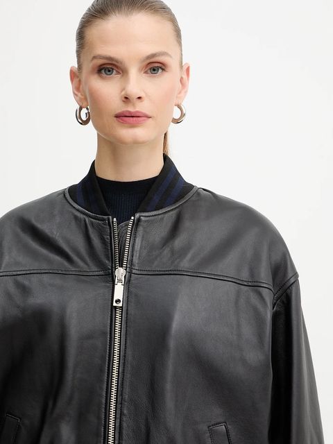 MAX&Co. kurtka bomber skórzana