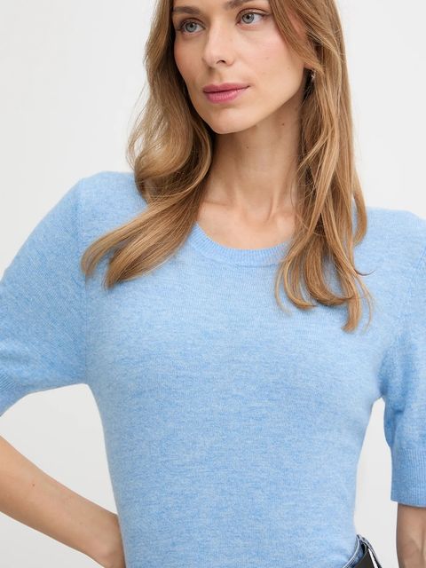 United Colors of Benetton sweter damski kolor niebieski lekki 1002D10D2