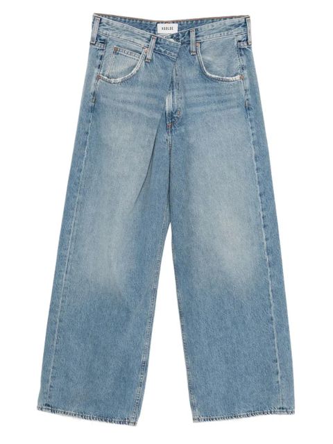 AGOLDE VANA fold jeans - Blue - zdjęcie produktu nr 1