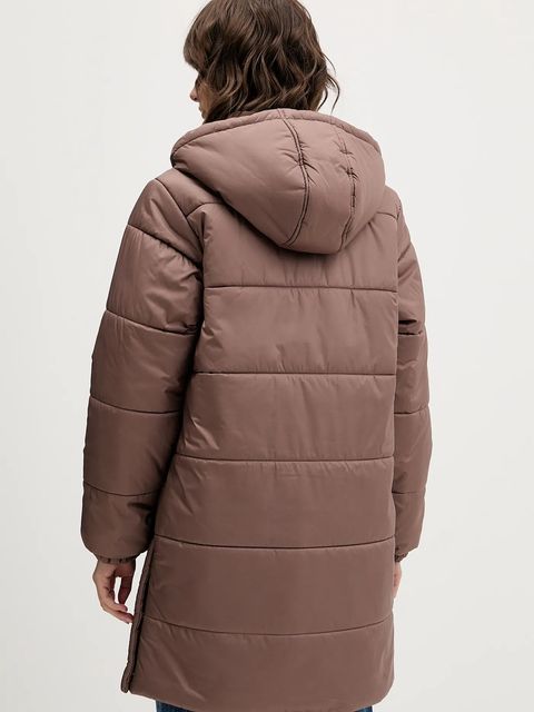 Vans kurtka kolor brązowy zimowa VN000PK3CHG1