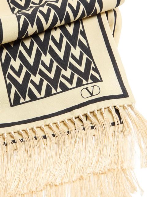 Valentino Garavani Toute La V bandeau scarf - Neutrals