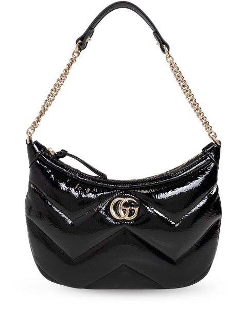 Gucci small GG Marmont shoulder bag - Black