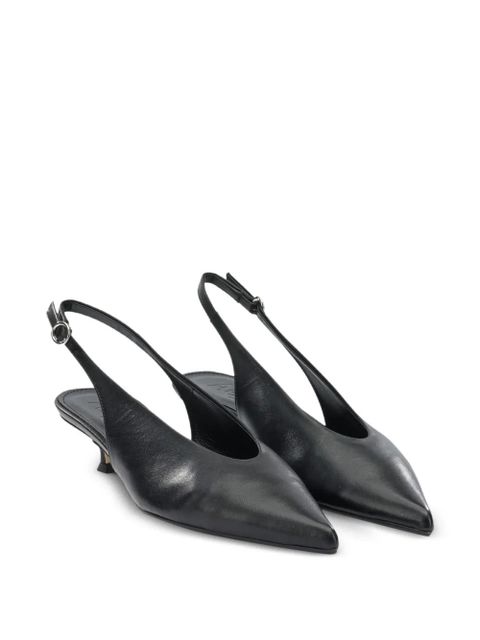 Aeyde Camila pointed slingback heeled pumps - Black - zdjęcie produktu nr 2