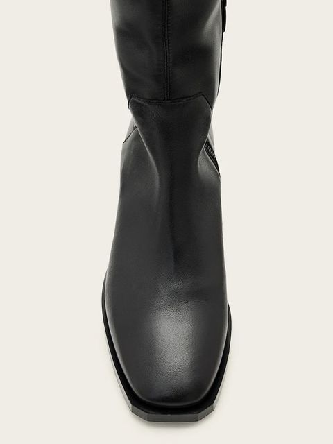 AllSaints kozaki skórzane Avril Knee High Boot