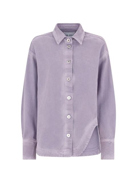 The Attico button cotton shirt - Purple - zdjęcie produktu nr 1