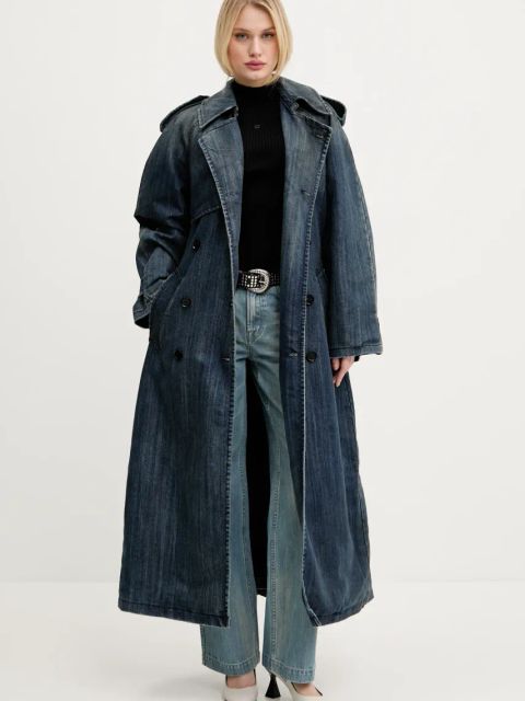 Miss Sixty sweter z domieszką jedwabiu damski kolor czarny lekki z półgolfem 6S1RJ37100